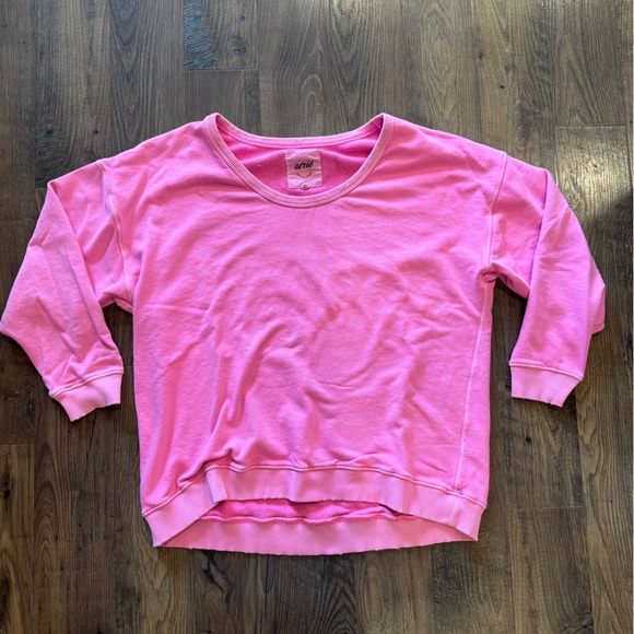 aerie Tops - aerie Pink Crewneck Sweatshirt